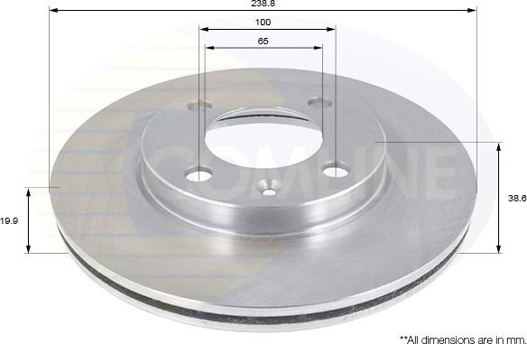 Comline ADC1404V - Brake Disc car-mod.net