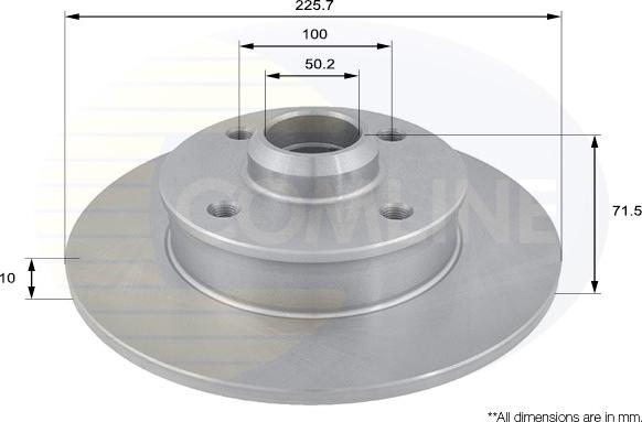 Comline ADC1416 - Brake Disc car-mod.net