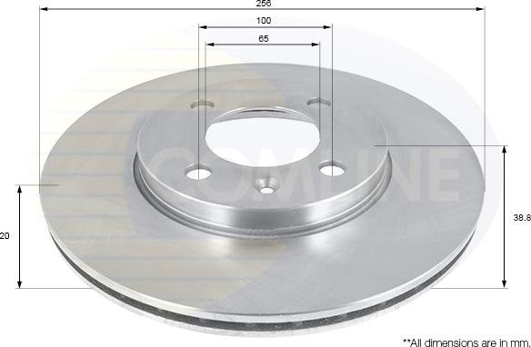Comline ADC1410V - Brake Disc car-mod.net