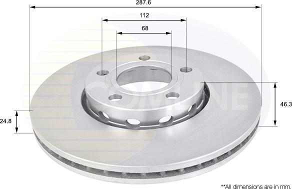 Comline ADC1417V - Brake Disc car-mod.net