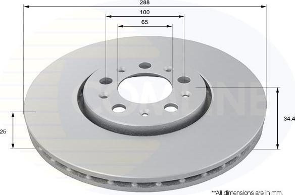 Comline ADC1420V - Brake Disc car-mod.net