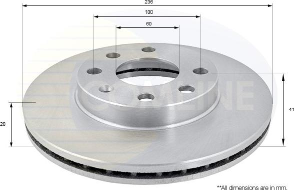 Comline ADC1008V - Brake Disc car-mod.net
