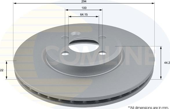 Comline ADC1767V - Brake Disc car-mod.net