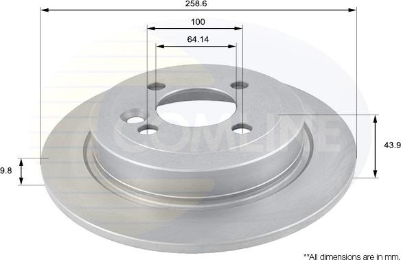 Comline ADC1714 - Brake Disc car-mod.net