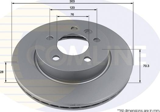 Comline ADC2920V - Brake Disc car-mod.net