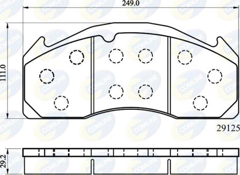 Comline CBP9055MK - Brake Pad Set, disc brake car-mod.net
