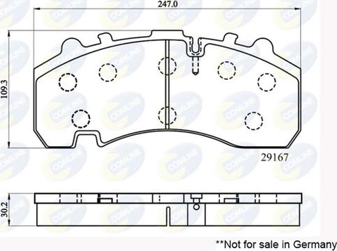 Comline CBP9063MK - Brake Pad Set, disc brake car-mod.net