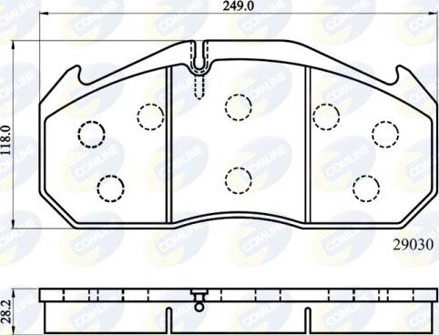Comline CBP9014MK - Brake Pad Set, disc brake car-mod.net