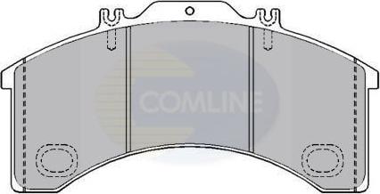 Comline CBP9017 - Brake Pad Set, disc brake car-mod.net