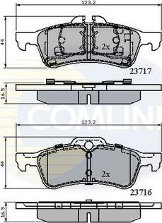 Comline CBP01317 - Brake Pad Set, disc brake car-mod.net