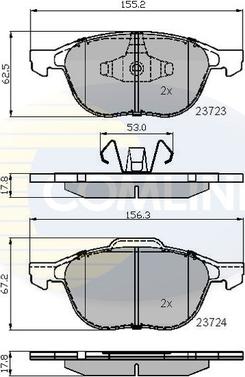 Comline CBP01323 - Brake Pad Set, disc brake car-mod.net