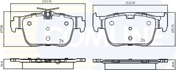 Comline CBP03069 - Brake Pad Set, disc brake car-mod.net
