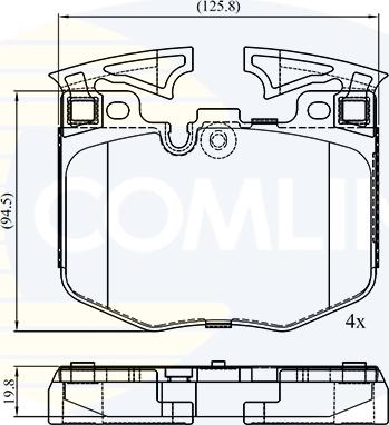 Comline CBP02527 - Brake Pad Set, disc brake car-mod.net