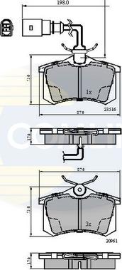 Comline CBP1797 - Brake Pad Set, disc brake car-mod.net