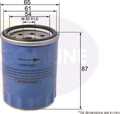 Comline CHN11562 - Oil Filter car-mod.net