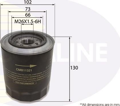 Comline CMB11321 - Oil Filter car-mod.net