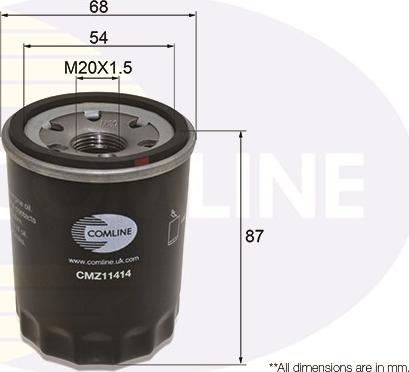 Comline CMZ11414 - Oil Filter car-mod.net