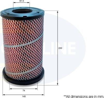 Comline CNS12249 - Engine Air Filter car-mod.net