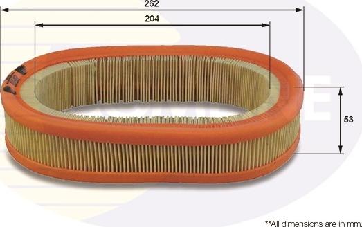 Comline EAF018 - Engine Air Filter car-mod.net