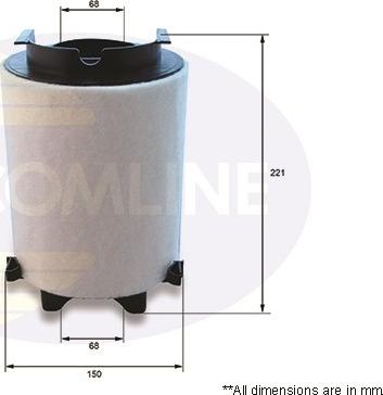 Comline EAF713 - Engine Air Filter car-mod.net