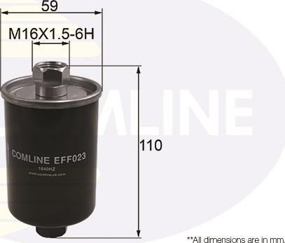 Comline EFF023 - Fuel filter car-mod.net