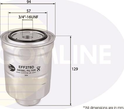 Comline EFF275D - Fuel filter car-mod.net