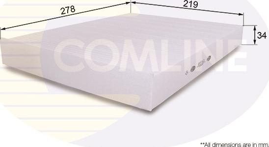Comline EKF163 - Filter, interior air car-mod.net