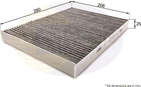 Comline EKF112A - Filter, interior air car-mod.net