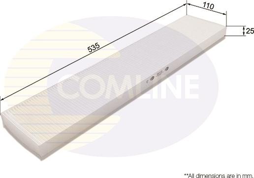 Comline EKF131 - Filter, interior air car-mod.net
