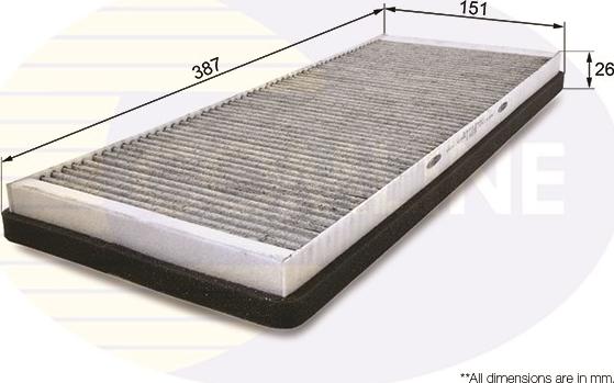 Comline EKF125A - Filter, interior air car-mod.net