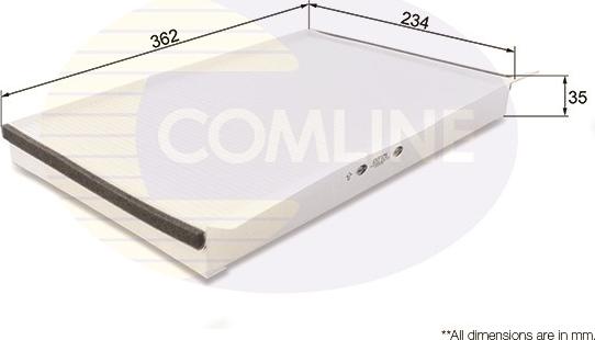 Comline EKF175 - Filter, interior air car-mod.net