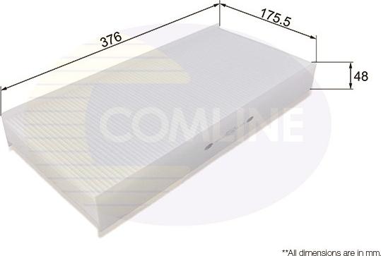 Comline EKF178 - Filter, interior air car-mod.net