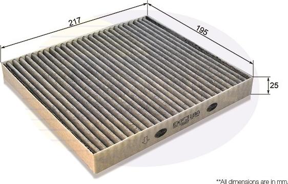 Comline EKF318A - Filter, interior air car-mod.net