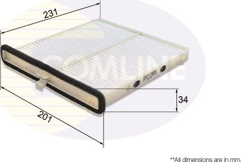 Comline EKF385 - Filter, interior air car-mod.net