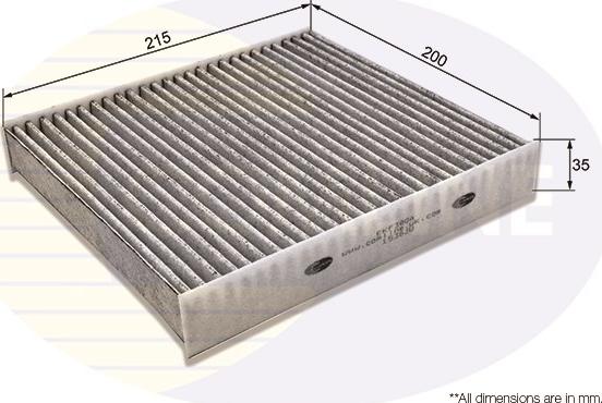 Comline EKF380A - Filter, interior air car-mod.net