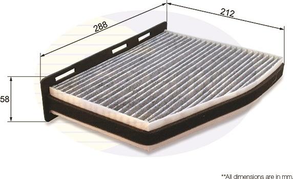 Comline EKF388A - Filter, interior air car-mod.net