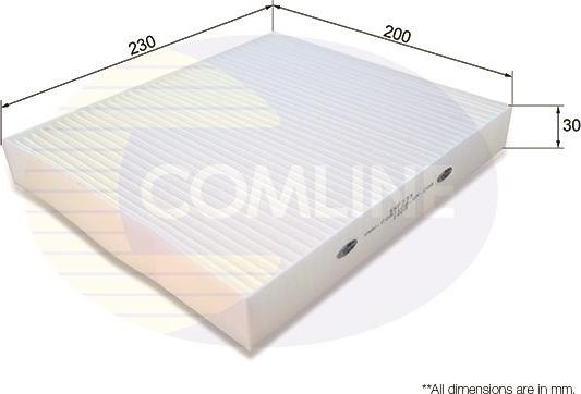 Comline EKF333 - Filter, interior air car-mod.net