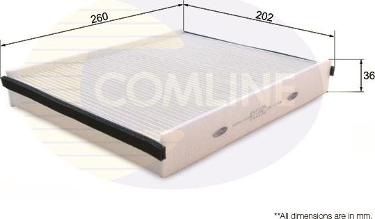Comline EKF375 - Filter, interior air car-mod.net
