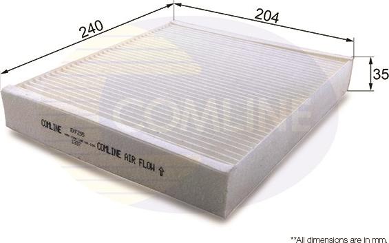 Comline EKF295 - Filter, interior air car-mod.net