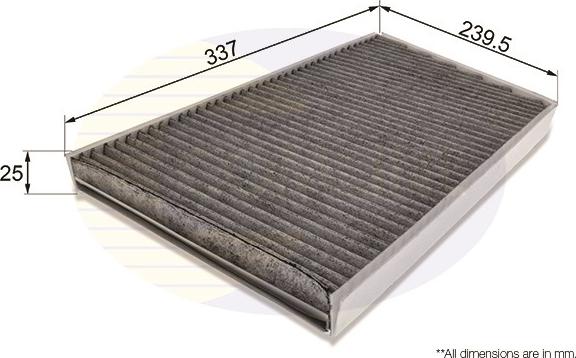 Comline EKF244A - Filter, interior air car-mod.net