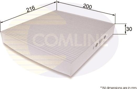 Comline EKF264 - Filter, interior air car-mod.net