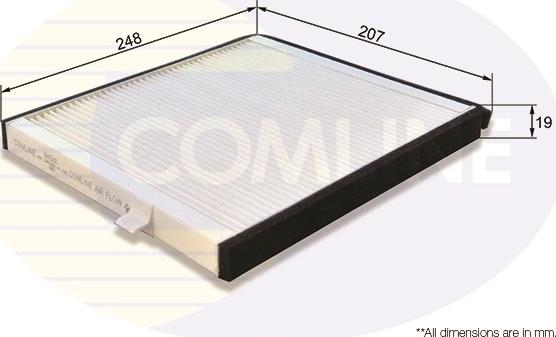 Comline EKF202 - Filter, interior air car-mod.net