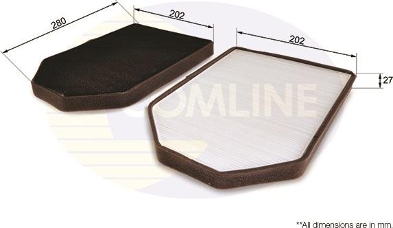 Comline EKF236 - Filter, interior air car-mod.net