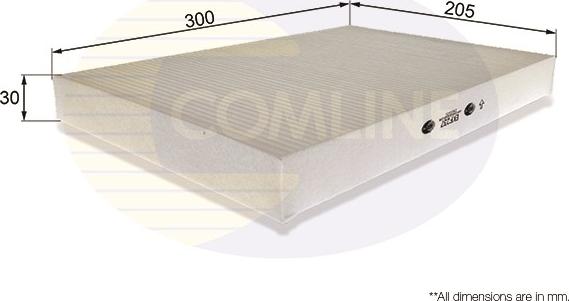 Comline EKF237 - Filter, interior air car-mod.net