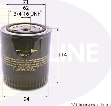 Comline EOF047 - Oil Filter car-mod.net