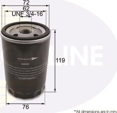 Comline EOF053 - Oil Filter car-mod.net