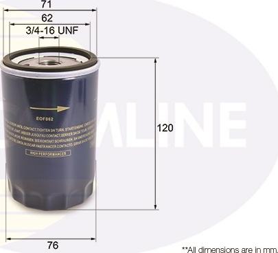 Comline EOF062 - Oil Filter car-mod.net