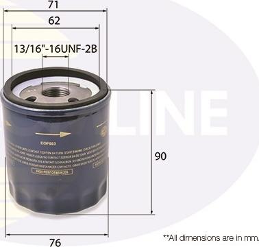 Comline EOF003 - Oil Filter car-mod.net
