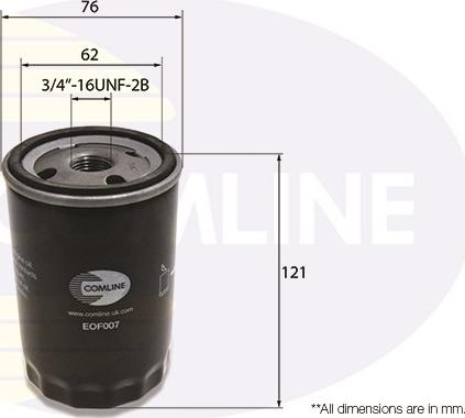 Comline EOF007 - Oil Filter car-mod.net