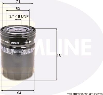 Comline EOF029 - Oil Filter car-mod.net